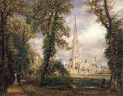 John Constable Salisbury cathedral from the bishop's garden oil painting reproduction
